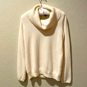 Talbots, pure cashmere, cowl neck sweater, size medium